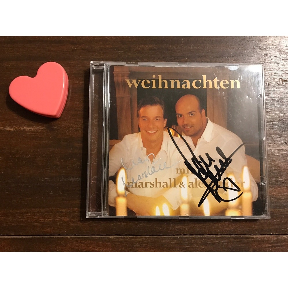 Weihnachten Christmas CD Autographed Marshall & Alexander 2006 German